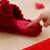 Wedding slippers Baotou autumn and winter a pair of big red festive newlyweds cotton tray wedding woman bride dowry
