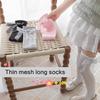 Süße Spitzenrüschen Baby Strümpfe Schleifen-Dekor Kinder Kniehoch Baumwolle Säuglinge Lange Schlauchsocken Stilvolle Strumpfwaren