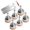 6pcs Cutting Machine Base Rubber Foot Pad Anti Slip Shock-absorbing Fixed Protective Granular Ball Cutting Machine Foot Pads