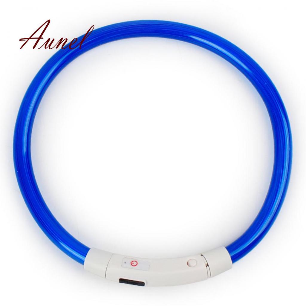 Fantastisches, wiederaufladbares, nachtblinkendes, leuchtendes USB-Halsband für Haustiere mit LED-Aufladung