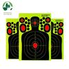 Weiye Evergreen Fluorescent Splatter Human Silhouette Shooting Targets