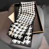 New Silk Scarf Women's Small Long Narrow Silk Scarf Spring and Autumn Scarf Professional Temperament Scarf Shirt Accessories Tied Bag Headband
