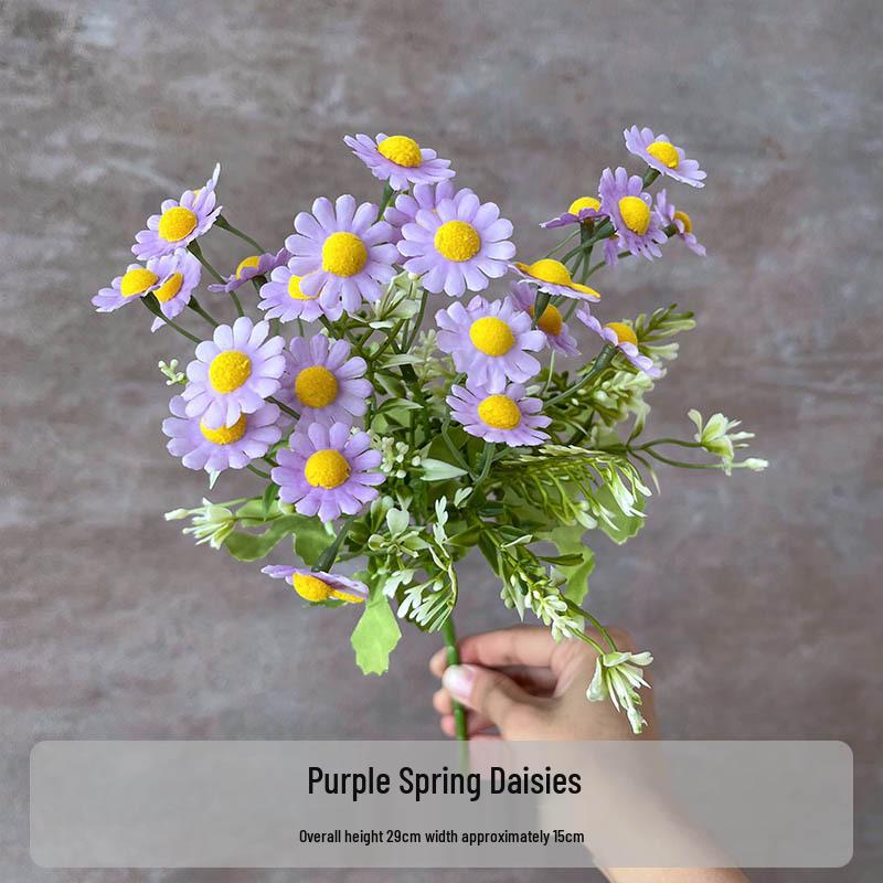 Flori Artificiale Seria Violet: Floral Decorativ Elegant pentru Casă, Nuntă, Cameră Model și Decor Moale.