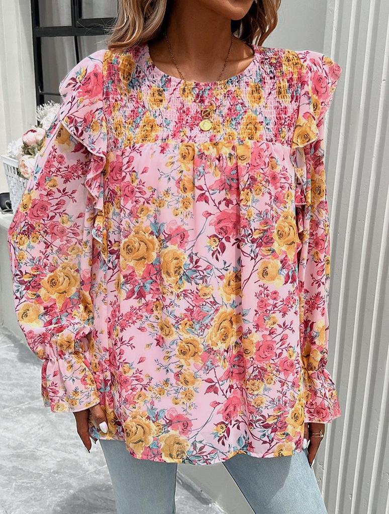 Di Yun Omei Women's Autumn/Winter Long Sleeve Shirt - 2023 Trendy Commute Style