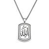 Islam Quran Allah Pendant Necklace for Women Men Stainless Steel Silver Color Religious Muslim Chain Jewelry collar NZZZ871S02