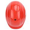 Air Conditioning Safety Hat 8000mAh Battery Dual Fan Cooling Helmet Sunshade Massage Hard Hat Red for Engineering Projects
