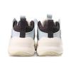 Anta Life Collection Slip Resistant Abrasion Resistant Mid Top Chunky Sneakers Women's Gray Blue 122148080-3