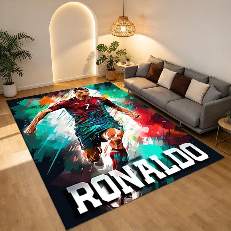 Ronaldo Art Living Room Nonslip Area Rug Soft Carpet For Bedroom Game Playroom Sofa Office Home Decor Doormat Christmas Gift C926551