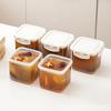 Freezer Tray With Lid - Durable Kitchen Storage For Soup, Broth & Sauces Stackable Food Prep Storage Container Kitchen Jar