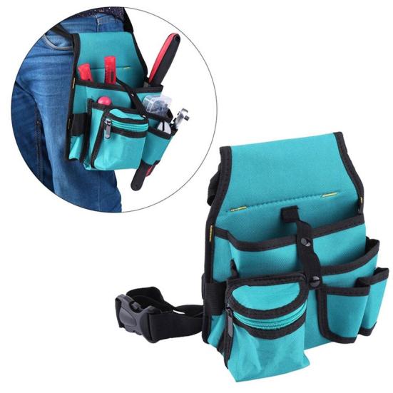 Oxford Fabric Electrician Tool Waist Bag Organizer Wrench Hardware Storage Pouch