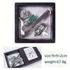 Retro Metal Seam Ripper With Magnetic Needle Threader And Thimble Finger Cover For Sewing Clothing Repair and Tailoring
