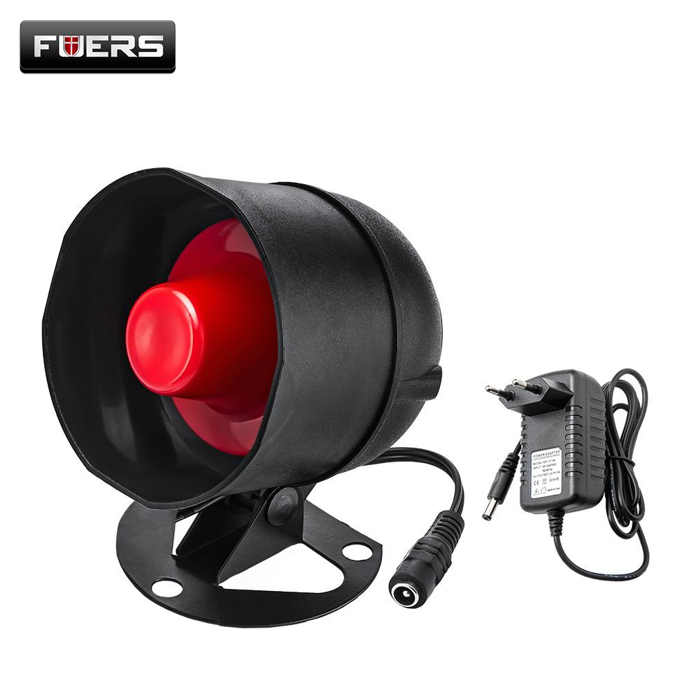 Fuers WIFI Tuya Smart Alarm System Siren Speaker Loudly Sound Home Alarm System Wireless Detector Security Protection System US Plug