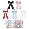 Large Decorative Bowknot Centerpieces Easy Hanging Design Ornament Soft Polyester Fabric Accessory For Indoor Outdoor