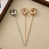 Simple And Versatile Pearl Hairpin, Hair Accessories, Niche Cold Hairpin, Modern One-Character Plain Hairpin.