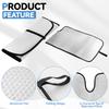 Automotive Front Windshield Sunshade Anti UV Ray Window Shield Protector For Jeep Wrangler JK JKU TJ 1996-2018 AccessoriesWindshield Sunshades 1