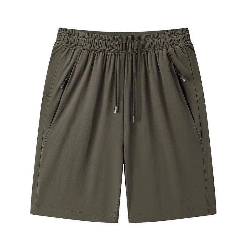 Men's Plus Size Quick-Drying Ice Silk Beach Shorts