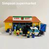 Simpsons The Supermarket Assembled Building Block Toys For Daily Chikdrens Gift