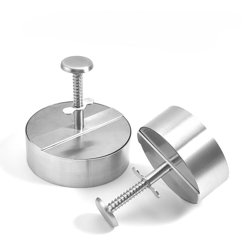 304 Hamburger Meat Press Stainless Steel Pie Press Meat Patty Molded Meat Mold DIY Rice Ball Meat Filling Dumpling Skin Mold