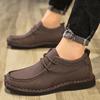Genuine Leather Mens Casual Shoes Designer Business Work Shoes Brand Comfortable Walking Sneakers Lace Up Sport Shoes Mocassins
