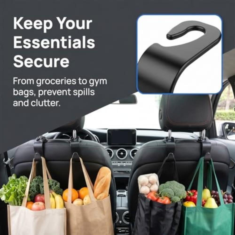 Hanging Design Car Seat Headrest Hook Auto Interior Storage Organizer  for Auto SUV Sedan Truck