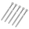 304 Stainless Steel Half Thread Bolt Wood Hex Lag Screws Self Tapping Wood Coach ScrewM8x120MM