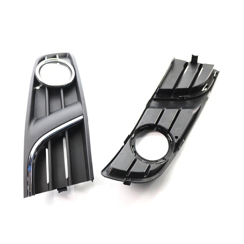 Car Front Bumper DRL Fog Light Lamp Trim Grille Cover Frame Lid Bezel For VW Polo 5 MK5 2011 2012 2013