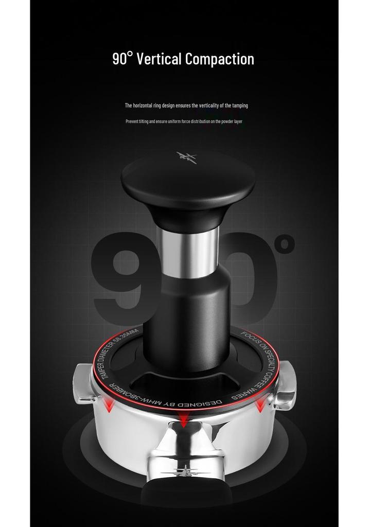 Bomber MHW Knight Impact Coffee Tamper with Click Sound - Universal 58mm