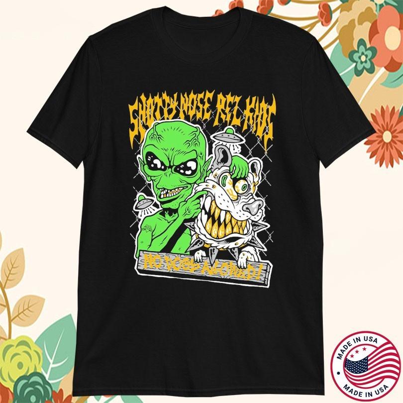 

Snotty Nose Rez Kids Here For The Rager Alien Tshirt SEG_243 Unisex T-Shirt L
