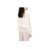 Armani Exchange SS24 Solid Color Polo Collar Single-Breasted Loose Long Sleeve Shirt Women shirts White 3DYC09-YNXZZ-1125