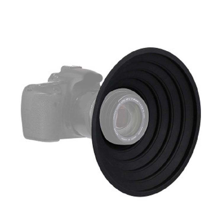 Universal Lens Hood 50mm 70mm Silicone Lens Shade Rubber Lenses Hood for