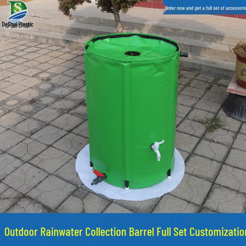 

Складное ведро из ПВХ для сбора дождевой воды - Портативное и многоразовое хранилище воды для домашнего использования