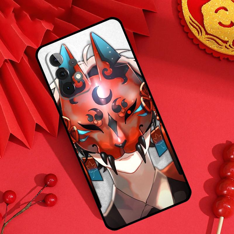 Kitsune Fox Japanese Art Case For Samsung Galaxy M34 M54 M32 M52 M15 M11 M12 M13 M14 M06 M16 M36 M56 M31 M53 M35 M55