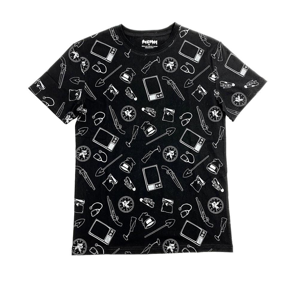 Redman Muddy Waters Monochrome T-Shirt Black L