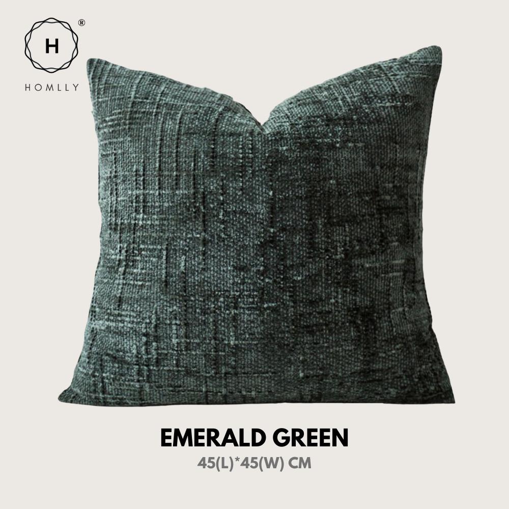 Homlly Fjord Textured Chenille Decorative Pillow Cushion Cover Case (45x45cm) X2PCS