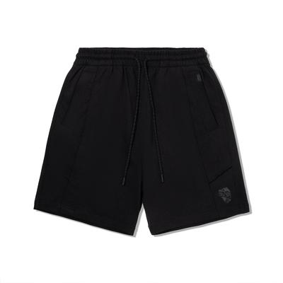 Li Ning Kung Fu Series Solid Color Mid Waist Drawstring Breathable Versatile Casual Shorts Men Shorts AKSV075-3