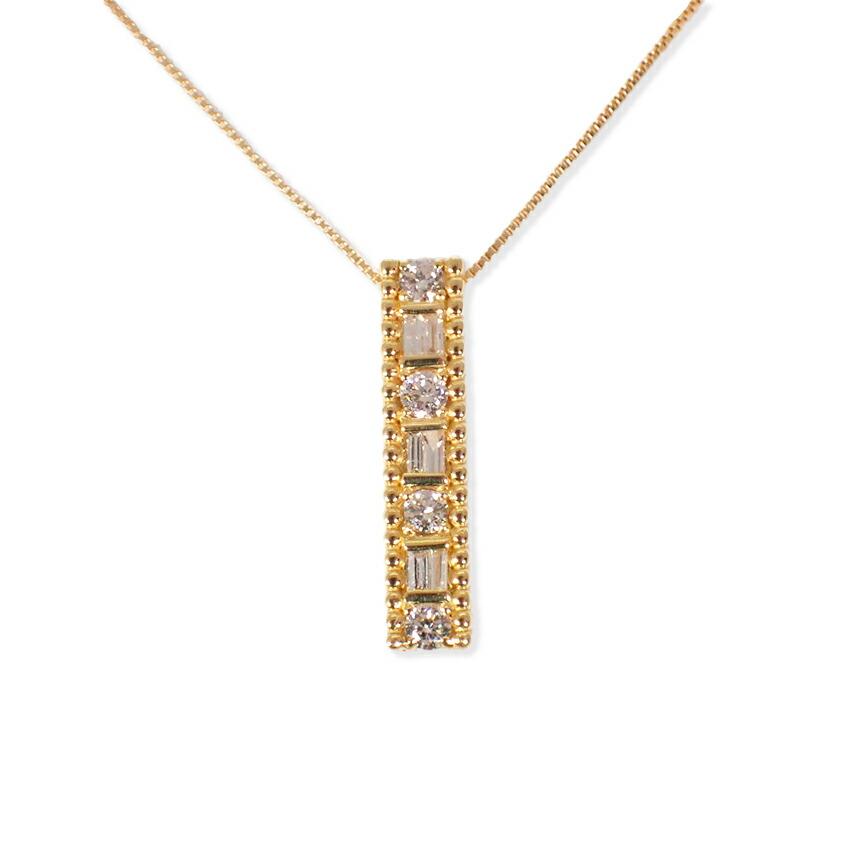 

[Used] K18 Diamond/0.20ct Pendant/Necklace/g514-52