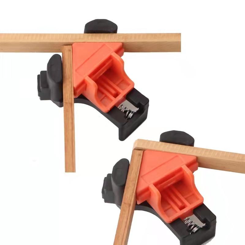 1-4Pcs Woodworking 90 Degree Corner Clamp Angle Clamps for Picture Frame Woodworking Frame Holder Corner Woodworking Hand Tool