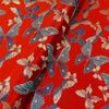 Embossed Jacquard Fabric Butterfly Design Sewing Material Cheongsam Dress Garment Fabric Wide 114cm Sold By Meter