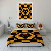 "Yellow Black Wolf Pattern Set" Bedding Duvet Cover Set Duvet Cover Pillowcases  (1 * Duvet Cover 2 * Pillowcases, Without Duvet Insert)