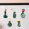 5/10Pcs Mini Vase Refrigerator Magnet DIY Home Office Kitchen Locker Fridge 3D Miniature Resin Flower Vase Pot Magnetic Decoration Ornament
