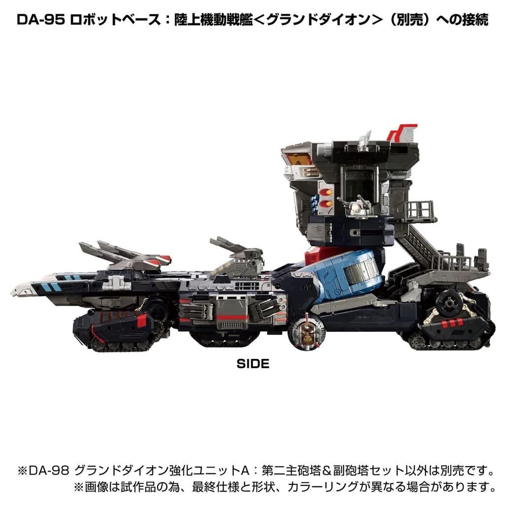 TAKARA TOMY Diaclone Grand Dion Unitate ranforsată a doua turelă principală Set turelă secundară DA-98 A &