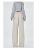 Korean Style Women's Casual Cargo Pants - Spring/Summer Straight Fit
