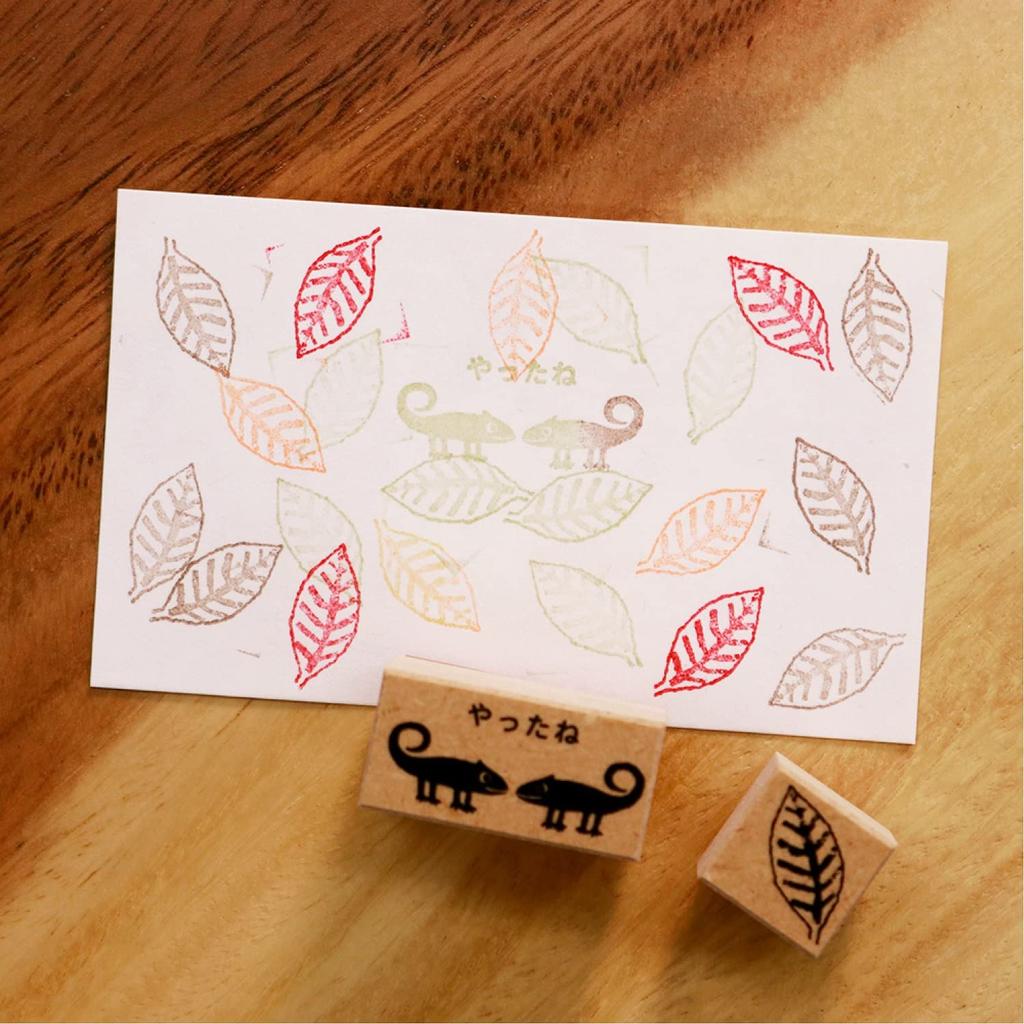 Sanbi Rubber Japanese Language Own Brown Stamp, Time, "My Color" KKG-LLC03,