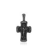 Beier Stainless Steel Men's Christian Christ Jesus Bible Jesus Exorcist Cross Pendant Chain Necklace Jewelry LLLHP199P