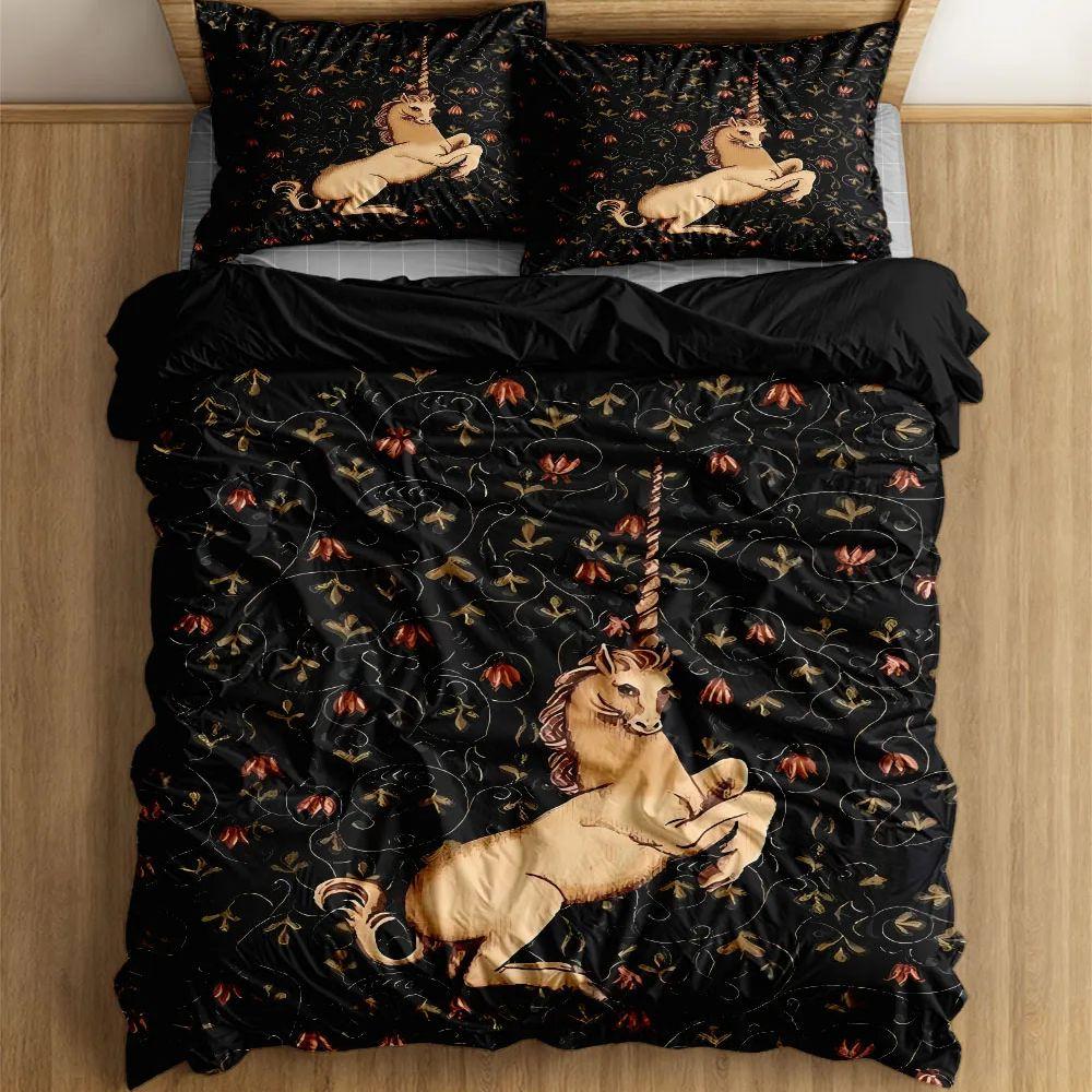 Greek Goat Garden Bedding Set King Queen Double Full Twin Single Size Duvet Cover Pillow Case Bed Linen Set