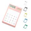 Solar Powered Calculator Touch Screen 8 Digit LCD Display Portable Transparent Calculator for Office