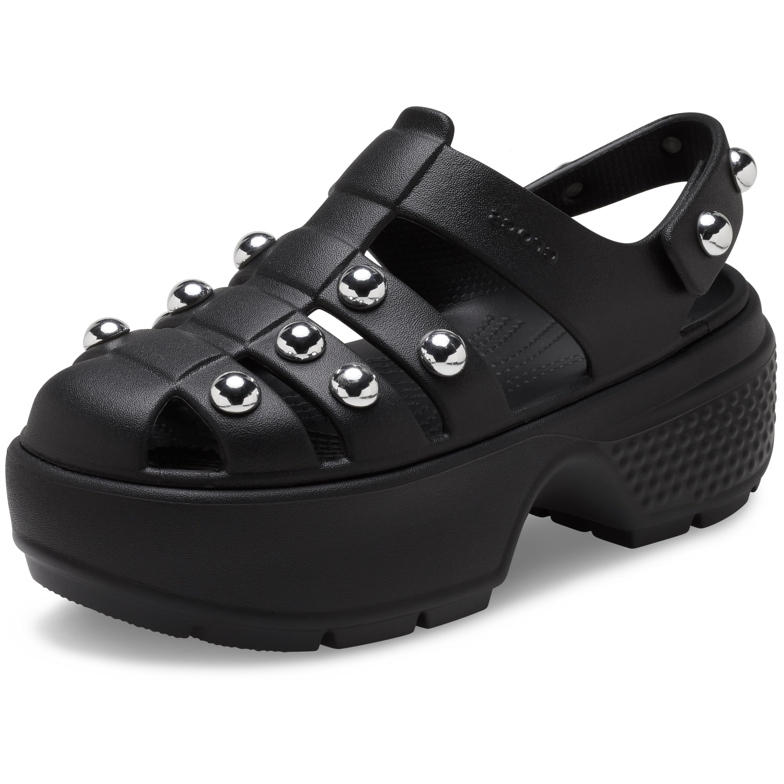 Сандалии-рыбацкие Crocs Stomp Stud, Черные, Размер 23 см