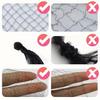 Nylon Hair Net Star Dance Recital Buns / Hair Extension Weaving Cap Hairnets