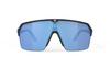 Rudy Project Spinshield Air Sports Black Sunglasses, Matte/Multi-Laser Blue, SP843906-0003
