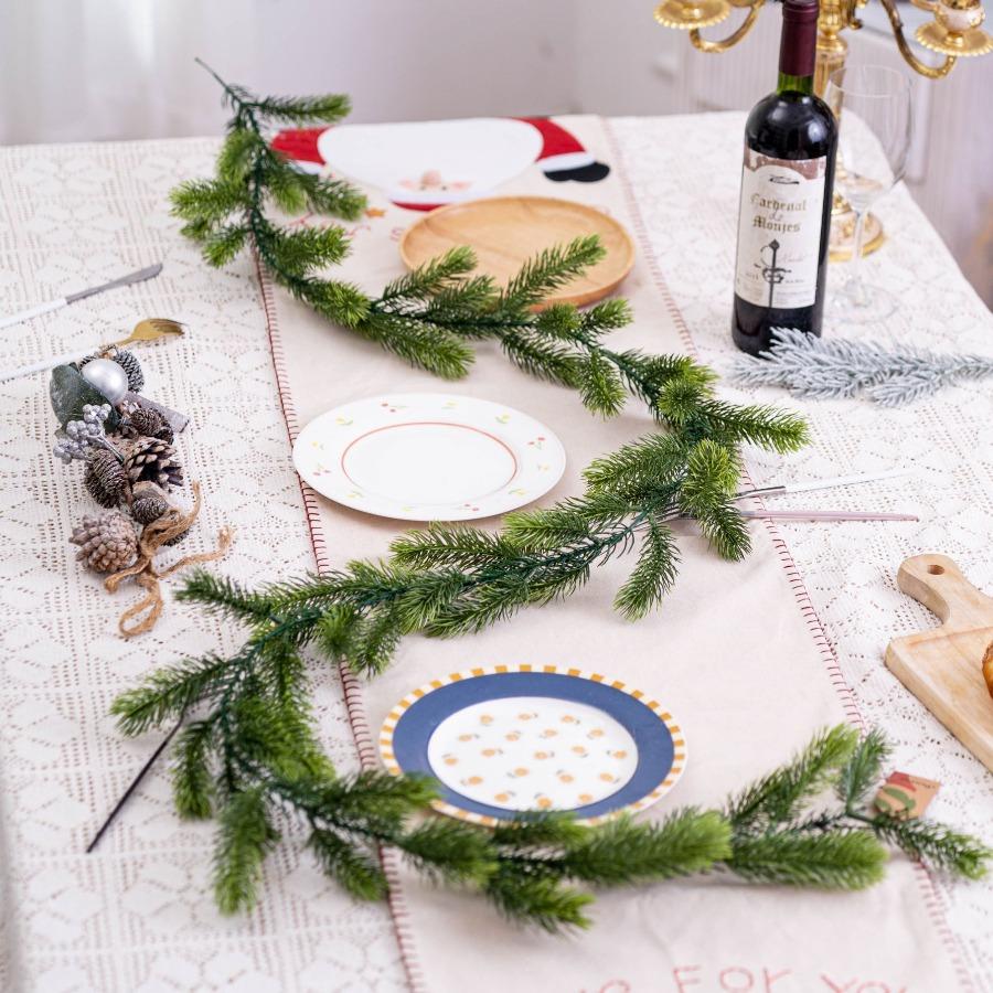 190/170cm Artificial Plant Christmas Garland Fir Pine Tree Branch Christmas Decoration Rattan Wreath Vine for Home